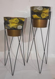 Planter Stand With Brooklyn Meena Pot