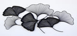 Black Petals Metal Wall Art