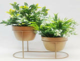  Golden 2 Planter Set With Stand