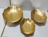 Golden Thali set of 3