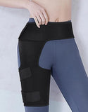 Hip Brace Compression Brace for Hamstring Injury, Sprains, Sciatic Nerve, Fitness, Running & Yoga