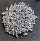 SILVER GLITTERING STONE CHIPS- 100g